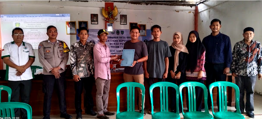 Desa Mekarjaya Bentuk Koperasi Merah Putih, Polisi Hadir Dukung Langsung